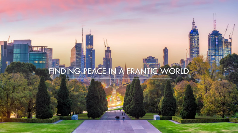 Peace in a Frantic World Front Image 1